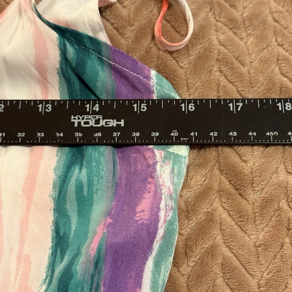 Lulus Womens S Dress Brushstroke of Luck High Low Hem Boho Fairycore Whimsical - Picture 5 of 10
